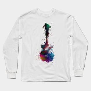 Electric guitar #guitar #music Long Sleeve T-Shirt